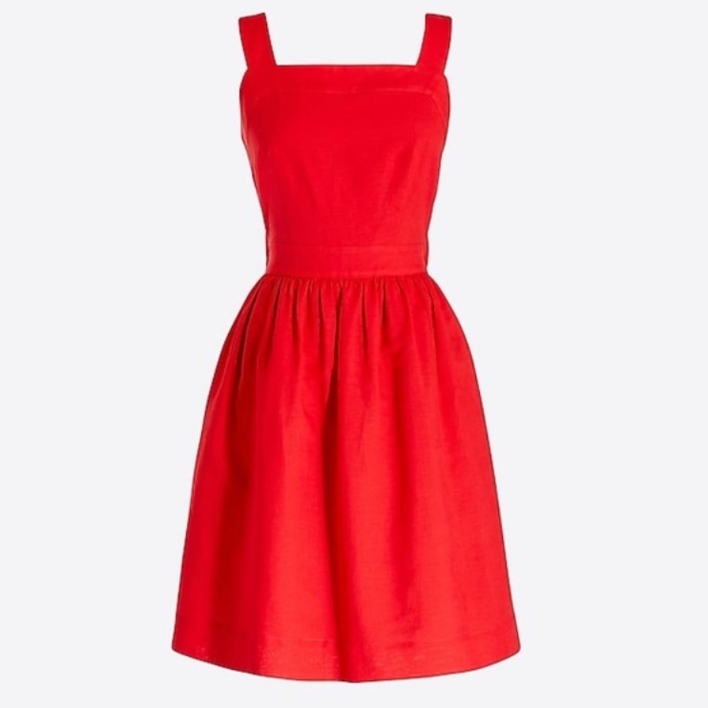 J Crew Tie Back Dress w/ pockets - Size Small!